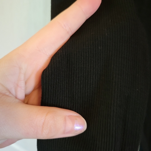 Halara Ribbed Knit Square Neck Long Sleeve Bodysuit - Picture 4 of 7